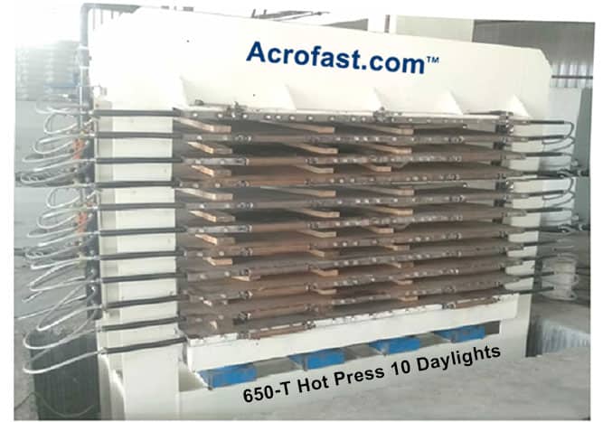 Hot Press Machines 640 & 650 Tons